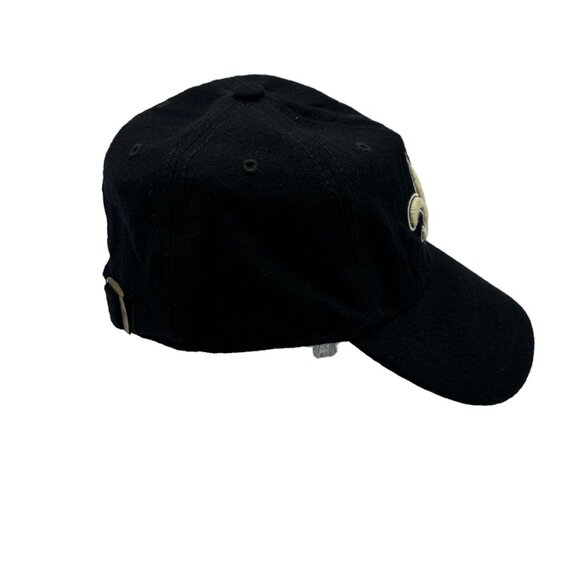 Forty Seven Brand New Orleans Saints Football Team Baseball Cap Hat Black White - Picture 2 of 9